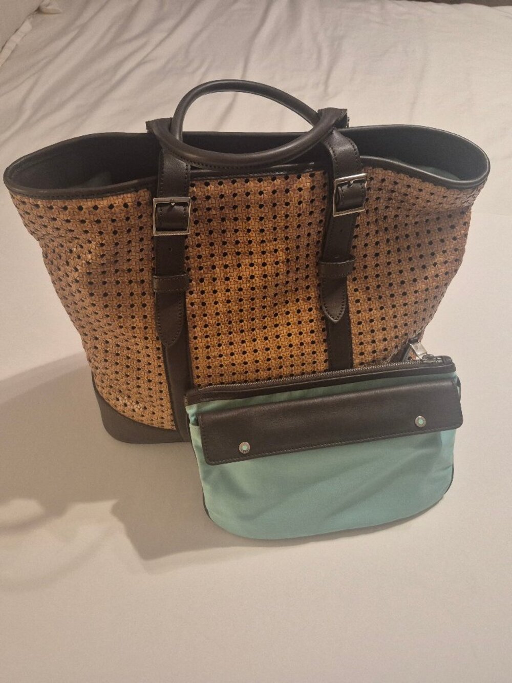 Tiffany & Co. Rattan Tote - Picture 4 of 10